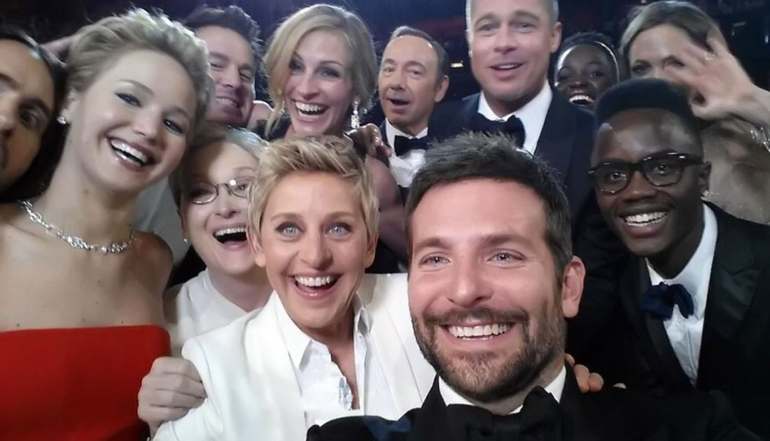 Selfie Oscars - Ellen Degeneres