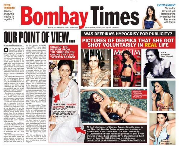 El sexista caso de Times of India