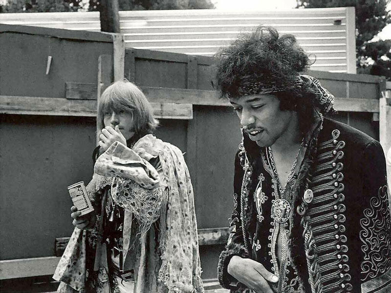 Brian Jones y Jimi Hendrix, ilustres miembros del Club de los 27