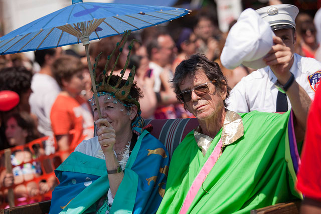 Lou Reed y Laurie Anderson, reyes del Mermaid Parade en 2010