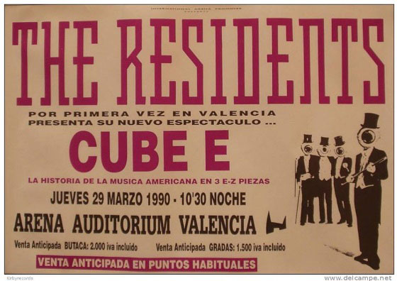 Primera y única actuación de The Residents en Valencia