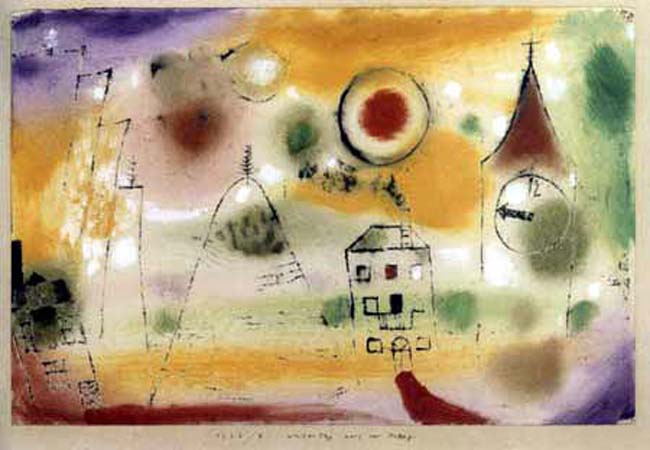 Un día de invierno antes del mediodía, Paul Klee, 1922