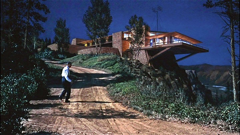 La casa Vandamme en "Con la muerte en los talones", 1959