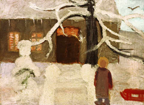 Boy in the snow, Paula Becquer