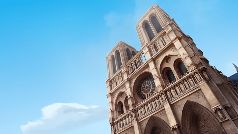 Notre Dame en la serie de animación: "Las aventuras de Ladybug"