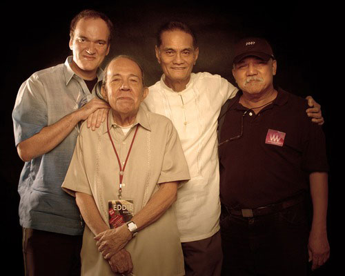 Quentin Tarantino, Eddie Romero y Cirio H. Santiago