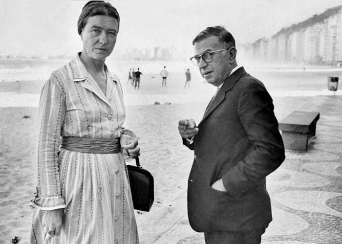 Beauvoir y Sartre en modo Travis Bickle (Taxi Driver): Are you talking to me?