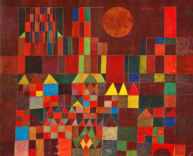 Sol y castillo, Klee (1928)