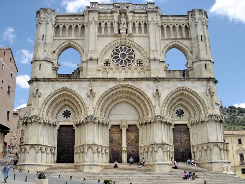 © Fotografía RACAL. Fachada actual de la Catedral de Cuenca.