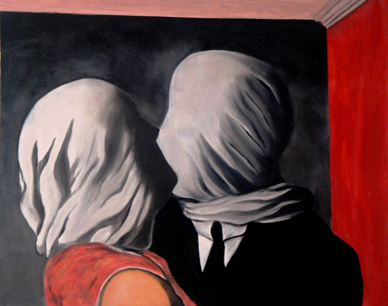 Los amantes (Magritte, 1928)