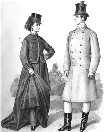 Un fashionista del XIX, reivindicando la mirt.