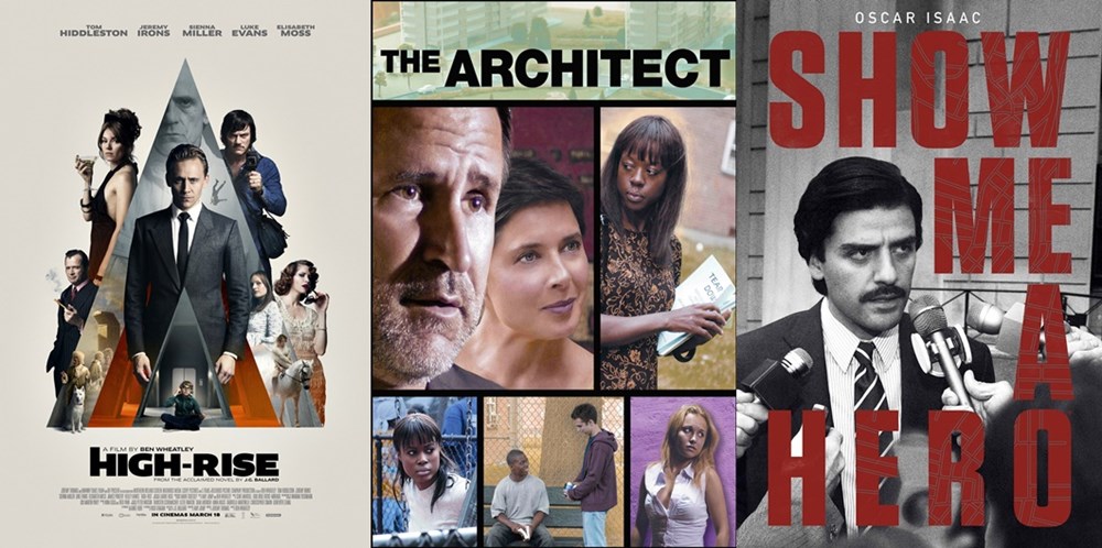 Películas: Rascacielos, The architect y la serie Show me a hero