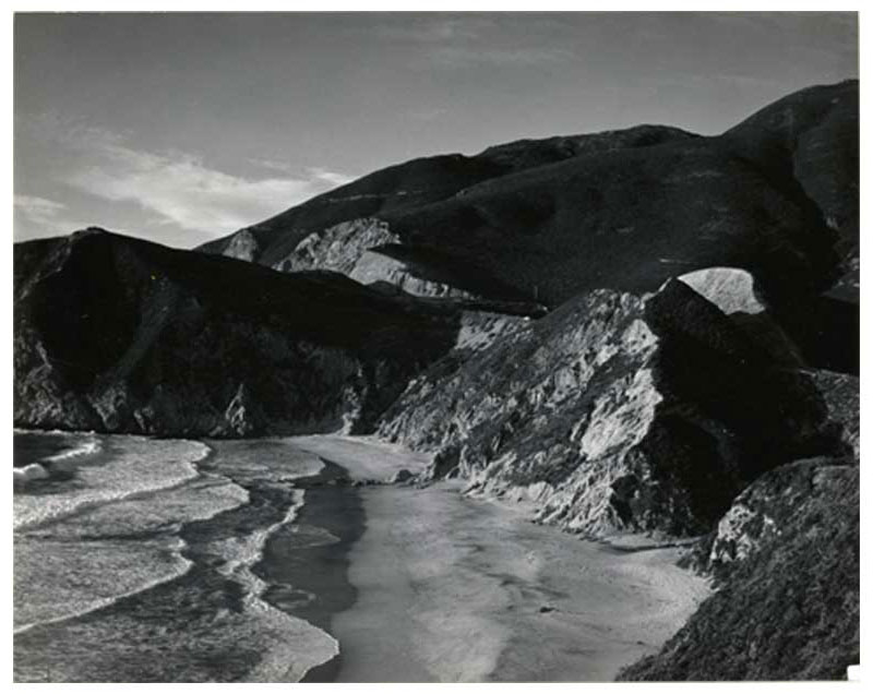 Cala Matchstick, condado de San Mateo, California, 12 de octubre de 1947 Impresión al gelatinobromuro de plata 7,36 x 9,36 cm