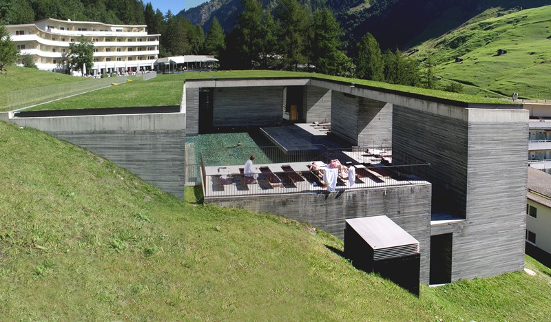 Termas de Vals (Suiza), Peter Zumthor arquitecto. © Olympus digital camera. 