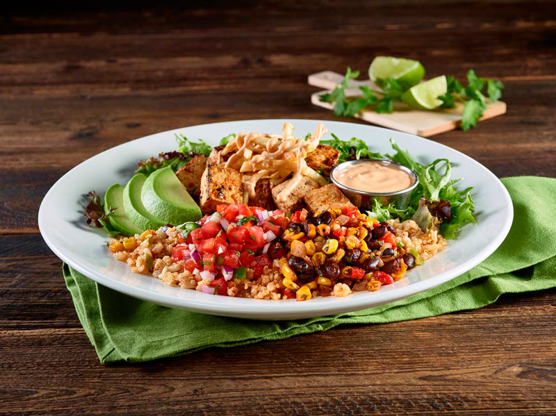 El Southwest bowl es parte de la oferta del Mes de Concienciación Vegetariana