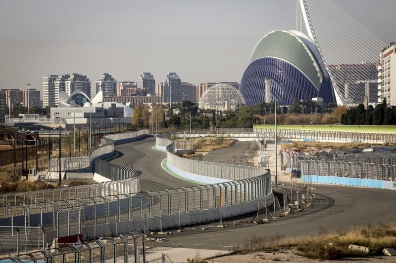 Circuito urbano de la Fórmula 1, Valencia.