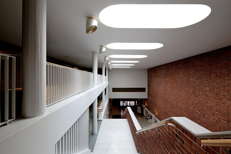 Universidad Jyväskylä, arquitecto Alvar Aalto. © Fotografía Nico Saieh.
