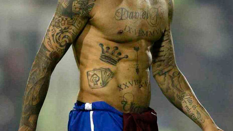 Nicolás Otamendi. Tatuajes