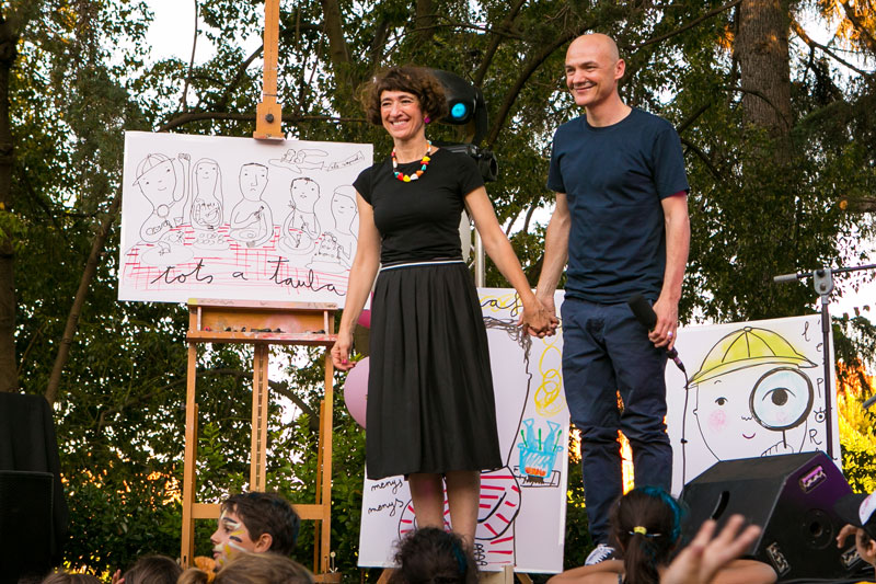 Eva Armisén y Marc Parrot presentan su nuevo proyecto "Tinc un Paper" en el MUV! Fest
