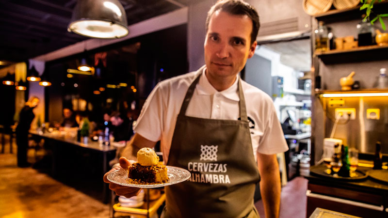Alfonso García, protagonista de "Cocineros con futuro"