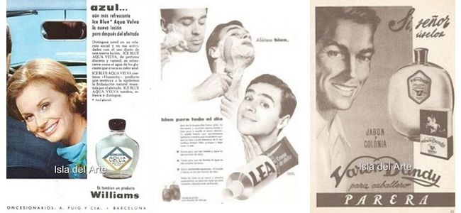 Publicidad de cosmética para hombres