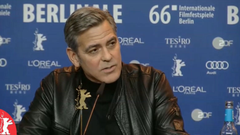 George Clooney at the Hail, Caesar! Press Conference