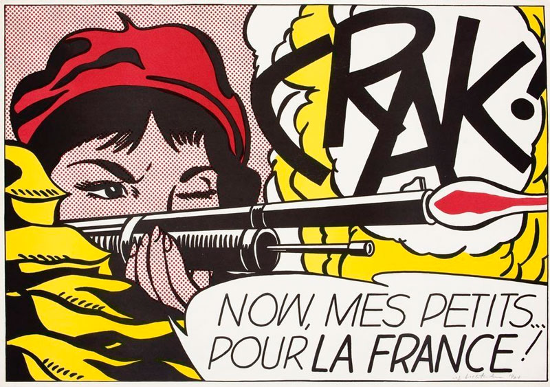 Crak!. Roy Lichtenstein Óleo sobre tela, 1963
