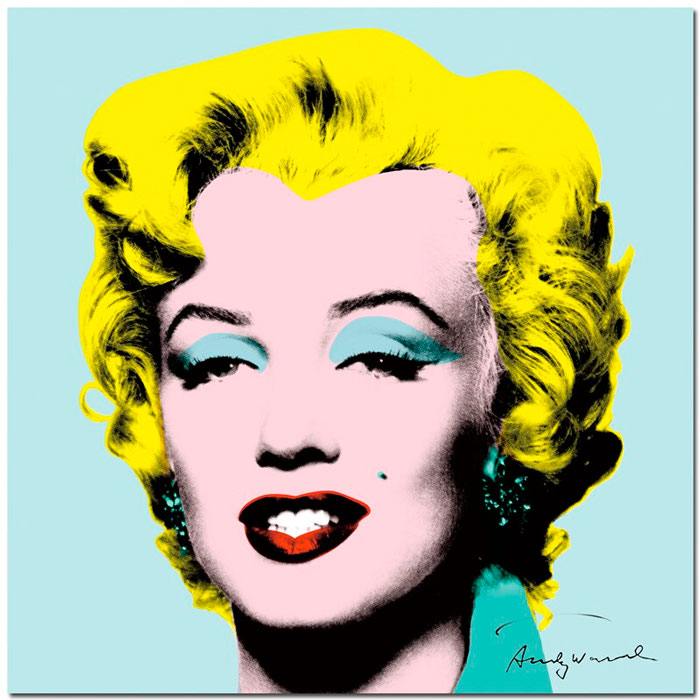 Marilyn. Andy Warhol. Tinta de serigrafía y pintura sintética sobre lienzo, 1964