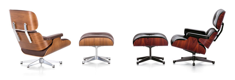 Lounge chair y Ottoman. Charles & Ray Eames © Vitra.