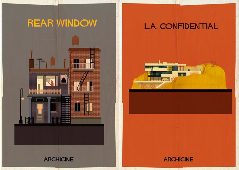 Archicine: La ventana indiscreta y L.A. Confidential. © Federico Babina.