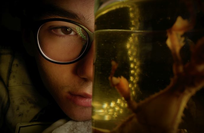 Bill Morrison and Vouvoula Skoura at the 28th Thessaloniki International Documentary Festival