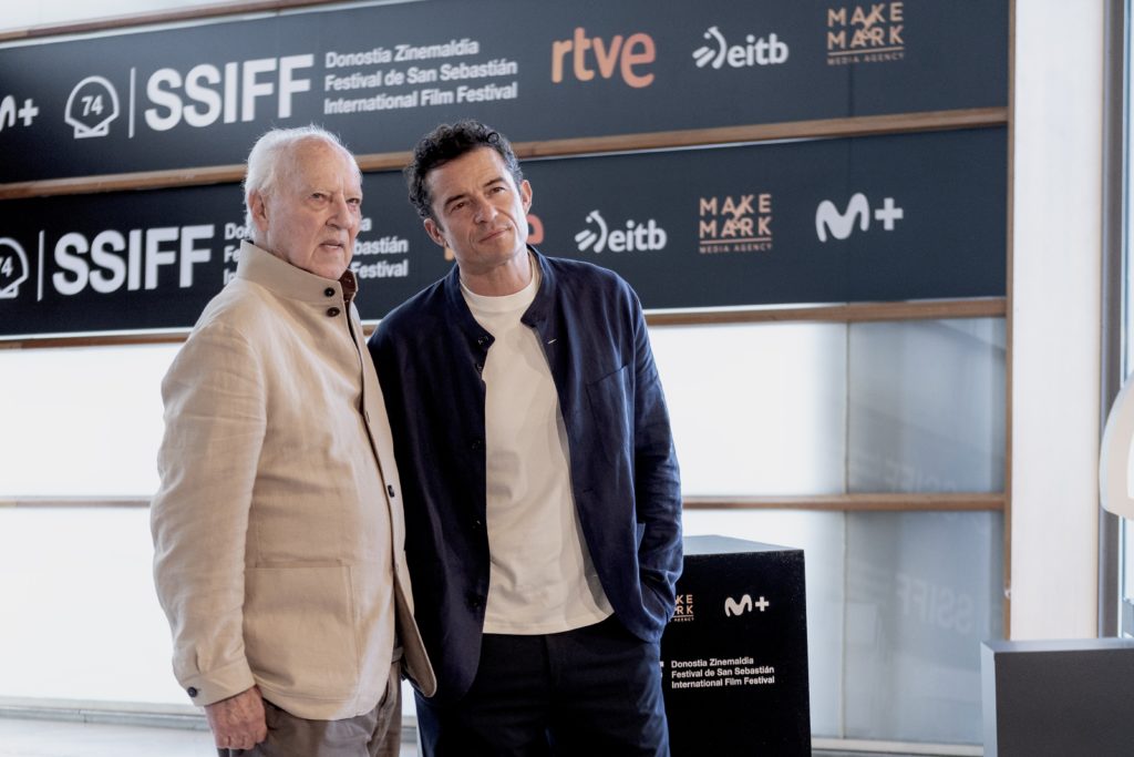 Orlando Bloom y Werner Herzog © Milena Fontana /EL HYPE